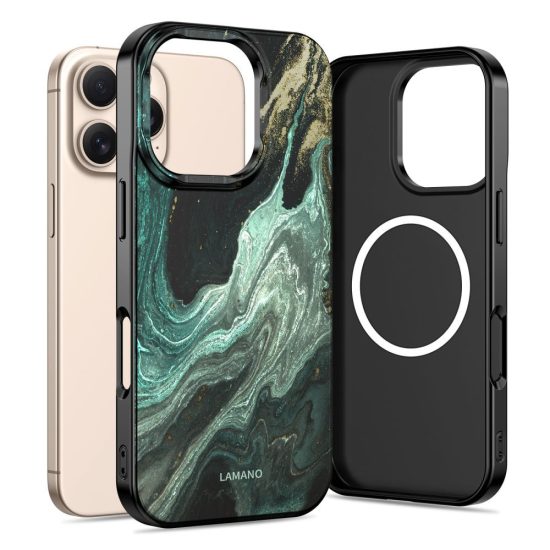 iPhone 16 Pro Max Tok - Tech-Protect Lamano MagSafe - Verde Aura