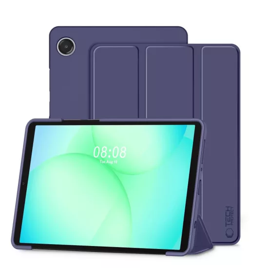Samsung Galaxy Tab A9 / A11 8.7" Tok - Tech-Protect SmartCase - Tengerészkék