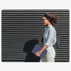 Samsung Galaxy Tab A9 / A11 8.7" Tok - Tech-Protect SmartCase - Tengerészkék