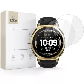   Amazfit T-Rex 3 Pro (44mm) Kijelzővédő Üvegfólia - Tech-Protect Glass Fit+ x 2 db