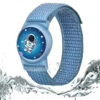 Apple AirTag 1/2 Csuklópántos Tok - Tech-Protect Nylon Strap - Kék