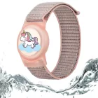 Apple AirTag 1/2 Csuklópántos Tok - Tech-Protect Nylon Strap - Pink