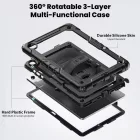 Samsung Galaxy Tab A9+ / A11+ Plus 11.0" Tok - Tech-Protect Solid Case - Fekete