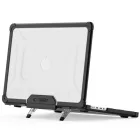 MacBook Pro 14" M1-M5 (2021-2026) / M5 Pro / M5 Pro Max Tok - Tech-Protect SmartShell - Átlátszó-Fekete