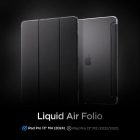 iPad Pro 13" (2024-2025) Tok - Spigen Liquid Air Folio - Fekete