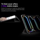 iPad Pro 13" (2024-2025) Tok - Spigen Liquid Air Folio - Fekete