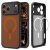 iPhone 17 Pro Max Tok - Spigen Ultra Hybrid MagFit - Fekete-Narancs