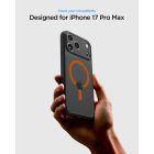 iPhone 17 Pro Max Tok - Spigen Ultra Hybrid MagFit - Fekete-Narancs