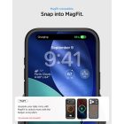iPhone 17 Pro Max Tok - Spigen Ultra Hybrid MagFit - Fekete-Narancs