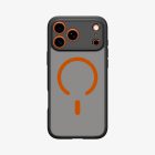 iPhone 17 Pro Tok - Spigen Ultra Hybrid MagFit - Fekete-Narancs
