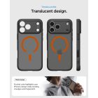 iPhone 17 Pro Tok - Spigen Ultra Hybrid MagFit - Fekete-Narancs