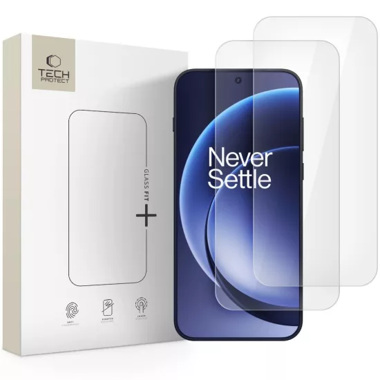 OnePlus 15 Kijelzővédő Üvegfólia - Tech-Protect Glass Fit+ x 2 db