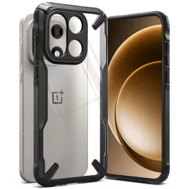 OnePlus 15 Tok - Ringke Fusion X - Fekete