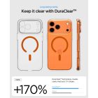 iPhone 17 Pro Tok - Spigen Ultra Hybrid MagFit - Átlátszó-Narancs