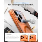 iPhone 17 Pro Tok - Spigen Ultra Hybrid MagFit - Átlátszó-Narancs