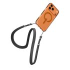 iPhone 17 Pro Max Tok - Spigen Ultra Hybrid MagFit - Átlátszó-Narancs