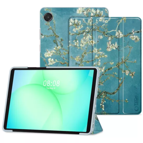 Samsung Galaxy Tab A9+ / A11+ Plus 11" Tok - Tech-Protect SmartCase - Virágmintás