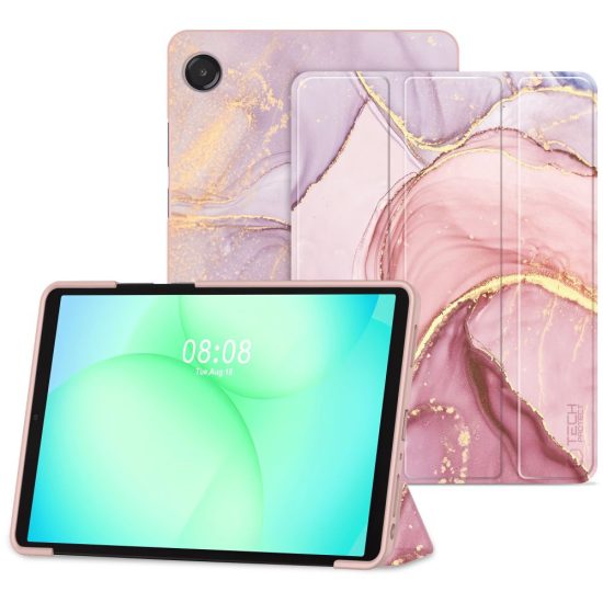 Samsung Galaxy Tab A9+ / A11+ Plus 11" Tok - Tech-Protect SmartCase - Márvány