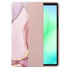 Samsung Galaxy Tab A9+ / A11+ Plus 11" Tok - Tech-Protect SmartCase - Márvány