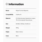 OnePlus 15 Tok - Ringke Fusion X Magnetic - Fekete