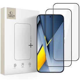   Xiaomi Poco F8 Ultra Kijelzővédő Üvegfólia - Tech-Protect Glass Fit+ x 2 db - Fekete