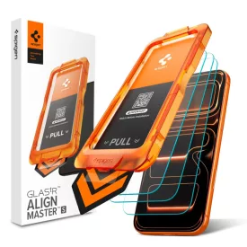  iPhone 17 Pro Max Kijelzővédő Üvegfólia - Spigen Glas.tR AlignMaster Slim x 3 db