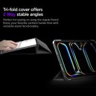 iPad Pro 11” (2024-2025) Tok - Spigen Liquid Air Folio - Fekete