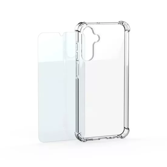 Samsung Galaxy S26 Tok és Kijelzővédő Szett - Samsung by Mobeen Clear Cover
