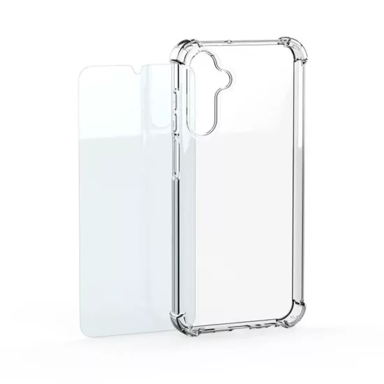 Samsung Galaxy S26 Plus Tok és Kijelzővédő Szett - Samsung by Mobeen Clear Cover