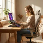 Wozinsky NitroCool RGB Gaming Laptop Állvány Hűtéssel - Fekete