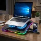 Wozinsky NitroCool RGB Gaming Laptop Állvány Hűtéssel - Fekete