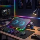 Wozinsky NitroCool RGB Gaming Laptop Állvány Hűtéssel - Fekete