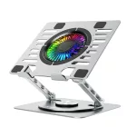 Wozinsky CoolBase RGB Laptop / Tablet Állvány Hűtéssel - Ezüst
