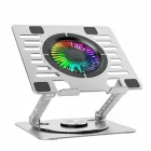 Wozinsky CoolBase RGB Laptop / Tablet Állvány Hűtéssel - Ezüst