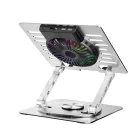 Wozinsky CoolBase RGB Laptop / Tablet Állvány Hűtéssel - Ezüst