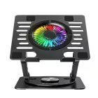 Wozinsky CoolBase RGB Laptop / Tablet Állvány Hűtéssel - Fekete