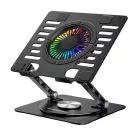 Wozinsky CoolBase RGB Laptop / Tablet Állvány Hűtéssel - Fekete