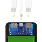 Wozinsky Wpower WPBBK-3 Power Bank 10000mAh 10W - 2x USB-A 2A - Fehér