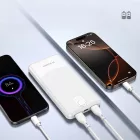 Wozinsky Wpower WPBBK-3 Power Bank 10000mAh 10W - 2x USB-A 2A - Fehér