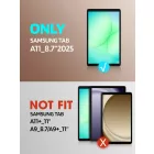 Samsung Galaxy Tab A11 Tok - Supcase Unicorn Beetle Pro - Fekete