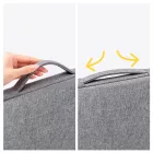 Wozinsky WTNP-11G 10-11" Laptop Táska Behúzható Fogantyúval - Szürke