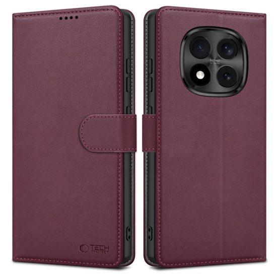 Xiaomi Redmi Note 15 Pro 5G Tok - Tech-Protect Wallet - Burgundi