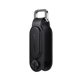   Acefast S4 Bluetooth Nyomkövető Kulcstartóval - Apple Find My App Kompatibilis - Fekete