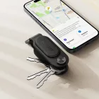 Acefast S4 Bluetooth Nyomkövető Kulcstartóval - Apple Find My App Kompatibilis - Fekete