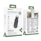 Acefast S4 Bluetooth Nyomkövető Kulcstartóval - Apple Find My App Kompatibilis - Fekete