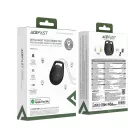 Acefast S2 Bluetooth Nyomkövető - Apple Find My App Kompatibilis - Fekete