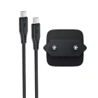 Acefast A118 GaN Hálózati Töltő 30W - USB-C + 1.2m USB-C-Lightning Kábel - Fekete