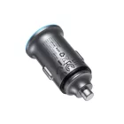 Acefast B15 Autós Töltő 65W - USB-A + USB-C - Szürke