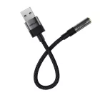 Acefast J13 USB-A - 3.5mm Mini Jack Adapter - Fekete
