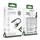 Acefast J13 USB-A - 3.5mm Mini Jack Adapter - Fekete